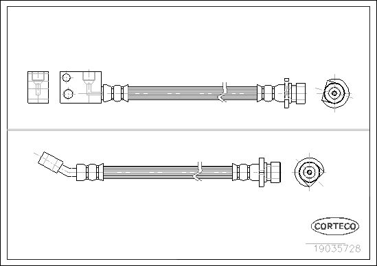 CORTECO 19035728 Brake Hose