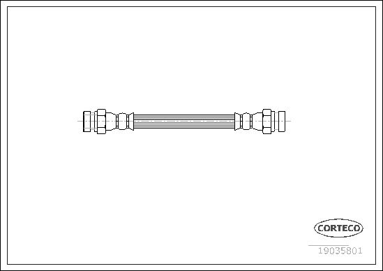 CORTECO 19035801 Brake Hose