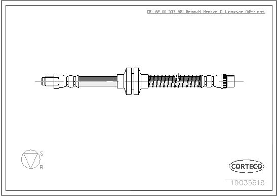 CORTECO 19035818 Brake Hose