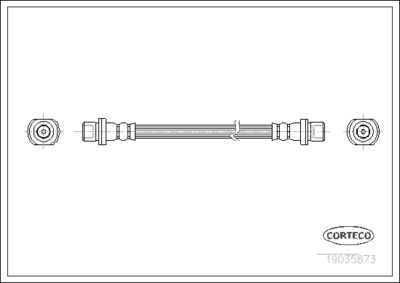 Brake Hose CORTECO 19035873
