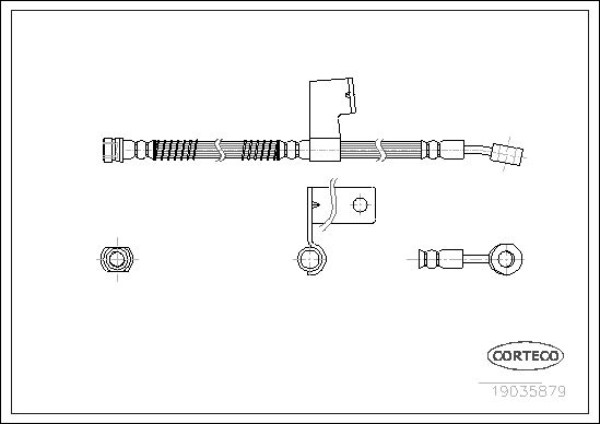 CORTECO 19035879 Brake Hose