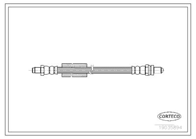 Brake Hose CORTECO 19035894