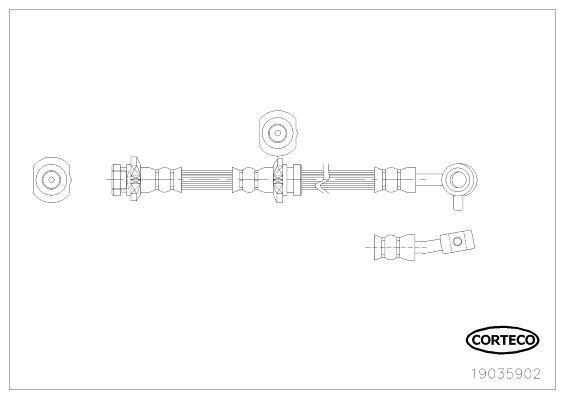 CORTECO 19035902 Brake Hose