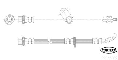 Brake Hose CORTECO 19036109