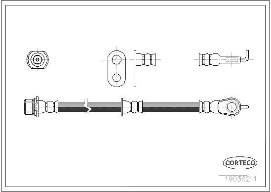 CORTECO 19036211 Brake Hose