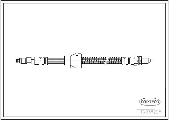 CORTECO 19036228 Brake Hose
