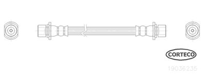 Brake Hose CORTECO 19036235
