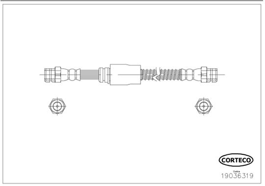 CORTECO 19036319 Brake Hose