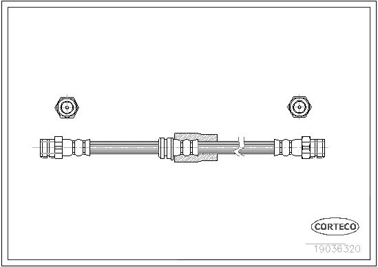 CORTECO 19036320 Brake Hose