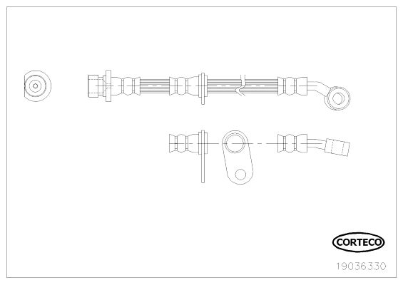 CORTECO 19036330 Brake Hose