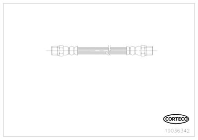 Brake Hose CORTECO 19036342