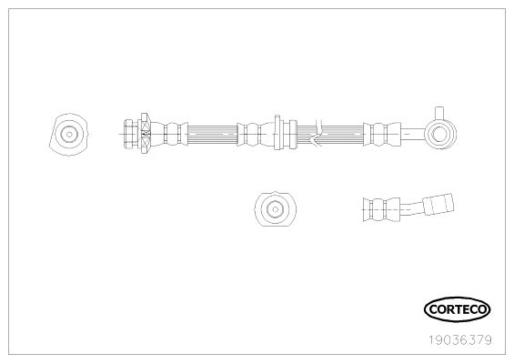 CORTECO 19036379 Brake Hose