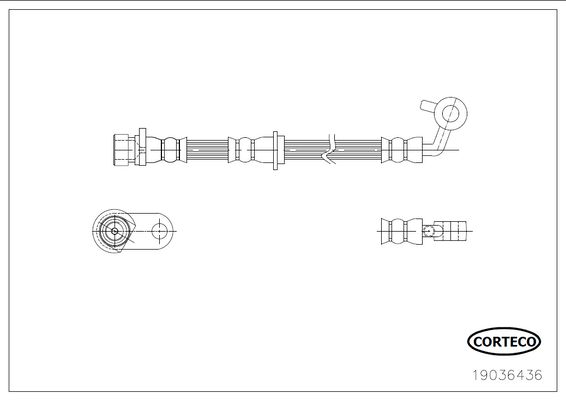 CORTECO 19036436 Brake Hose