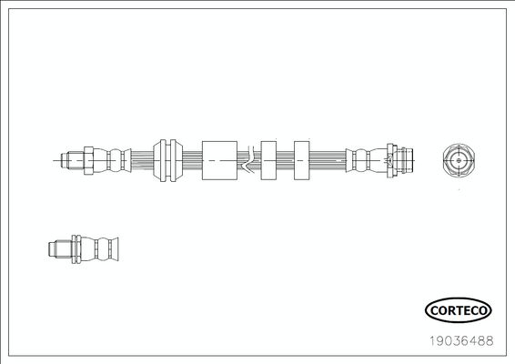 CORTECO 19036488 Brake Hose