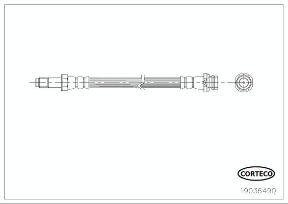 CORTECO 19036490 Brake Hose