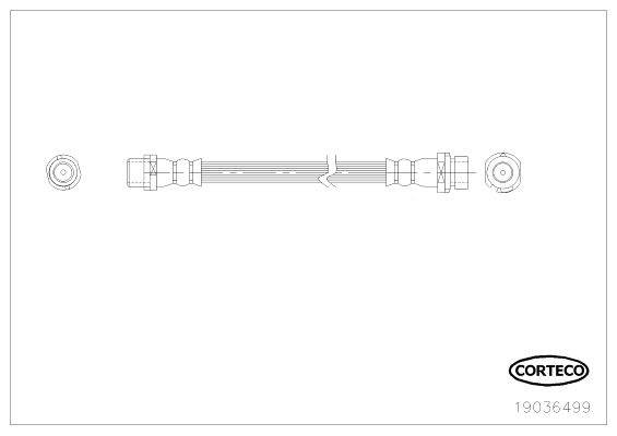 CORTECO 19036499 Brake Hose
