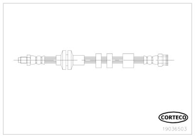 Brake Hose CORTECO 19036503