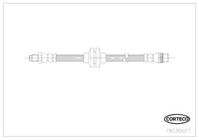 Brake Hose CORTECO 19036607