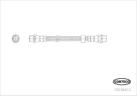 CORTECO 19036612 Brake Hose