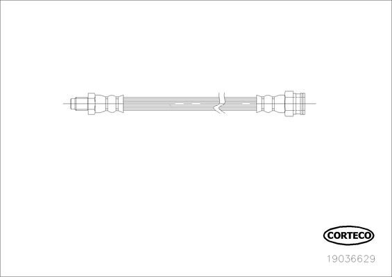 CORTECO 19036629 Brake Hose
