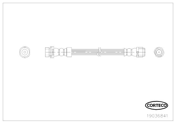 CORTECO 19036841 Brake Hose