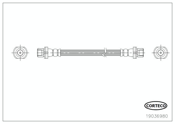 CORTECO 19036980 Brake Hose