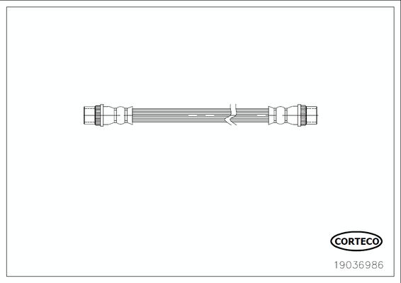 CORTECO 19036986 Brake Hose