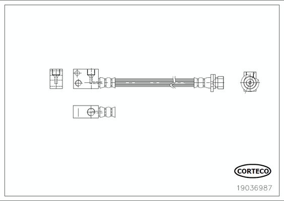 CORTECO 19036987 Brake Hose