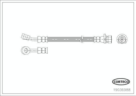 CORTECO 19036988 Brake Hose