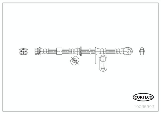 CORTECO 19036993 Brake Hose