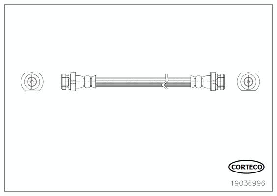 CORTECO 19036996 Brake Hose