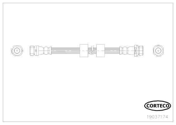 CORTECO 19037174 Brake Hose
