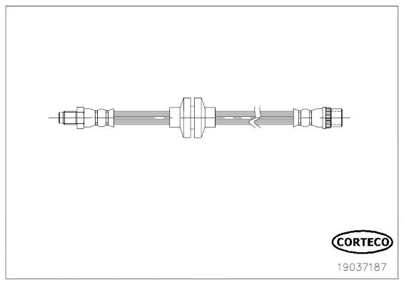 CORTECO 19037187 Brake Hose