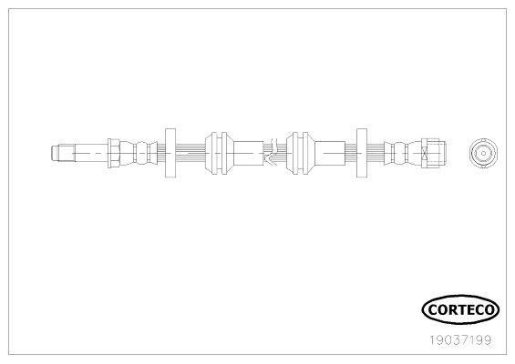 CORTECO 19037199 Brake Hose