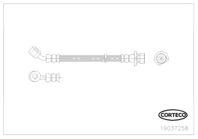 Brake Hose CORTECO 19037258