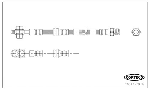 CORTECO 19037264 Brake Hose