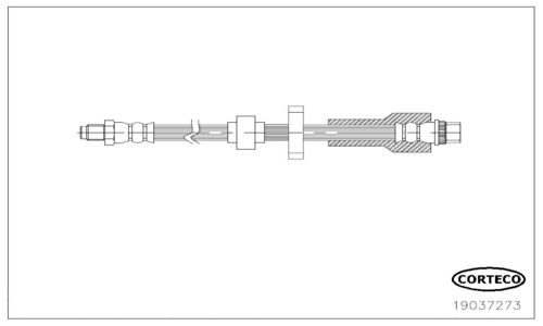 CORTECO 19037273 Brake Hose