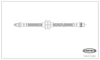 Brake Hose CORTECO 19037282