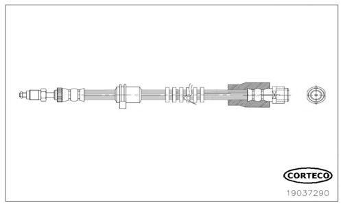 CORTECO 19037290 Brake Hose