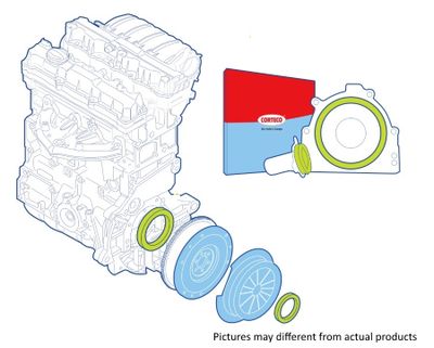 Shaft Seal Set, clutch CORTECO 19136260