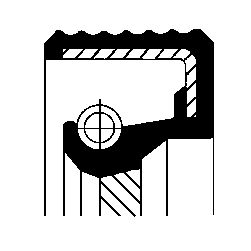 Shaft Seal, camshaft CORTECO 20017035B
