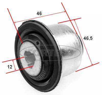 CORTECO 21652476 Mounting, control/trailing arm