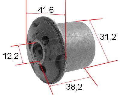CORTECO 21652773 Mounting, control/trailing arm