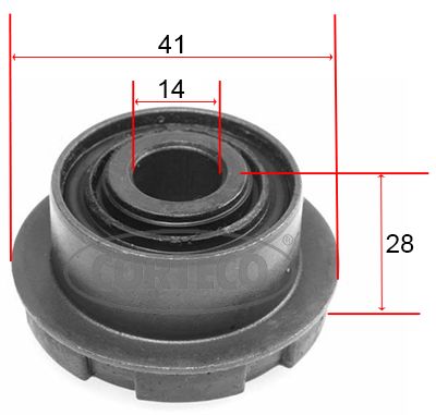 Mounting, control/trailing arm CORTECO 21652777