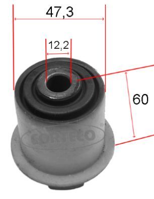 CORTECO 21652928 Mounting, control/trailing arm