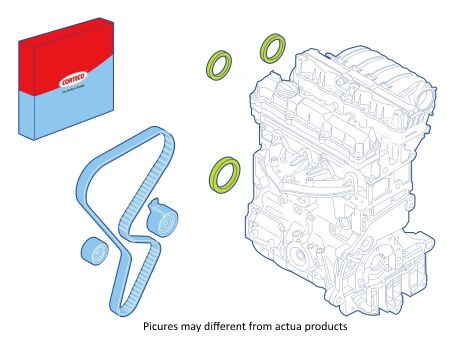 CORTECO 289008 Shaft Seal Set, engine