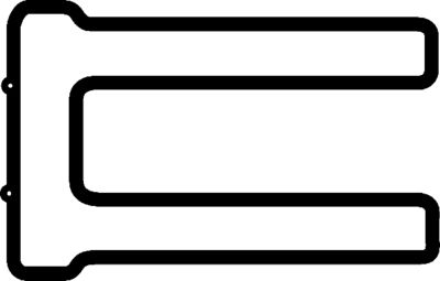Gasket, cylinder head cover CORTECO 423837P