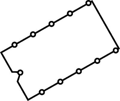 Gasket, cylinder head cover CORTECO 440069P