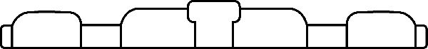 CORTECO 450108H Gasket, intake manifold