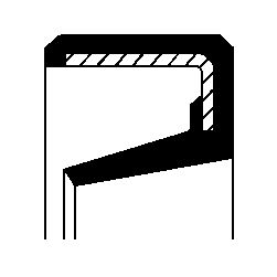 CORTECO 46082123B Shaft Seal, manual transmission